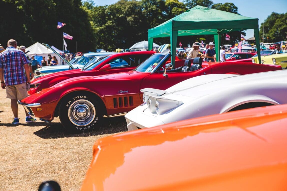 Join the Classic Corvette Club UK at Classic American Stars & Stripes